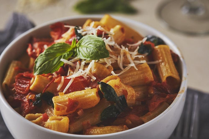 Macaroni with Fresh Tomato Sauce
