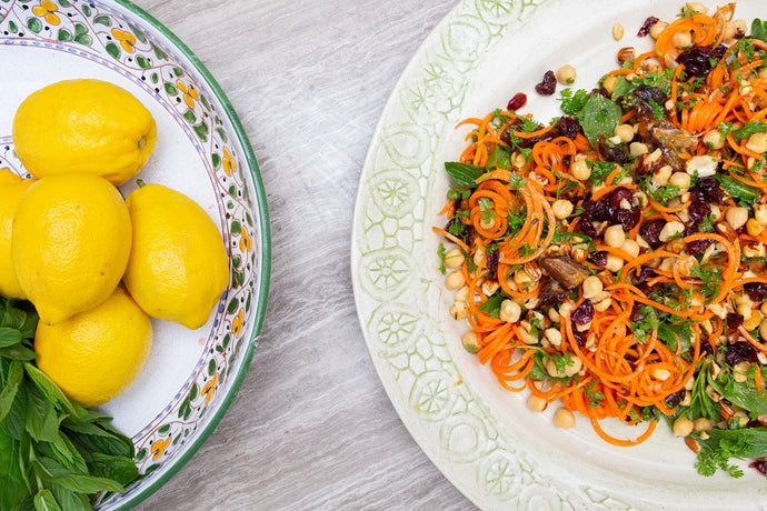 Chickpea, nut and dried fruit salad | Michael Rantissi