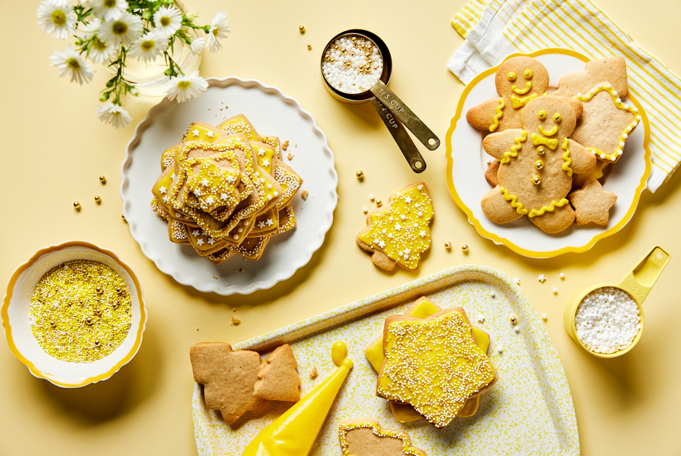 Iced cookies