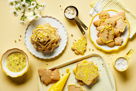 Iced cookies