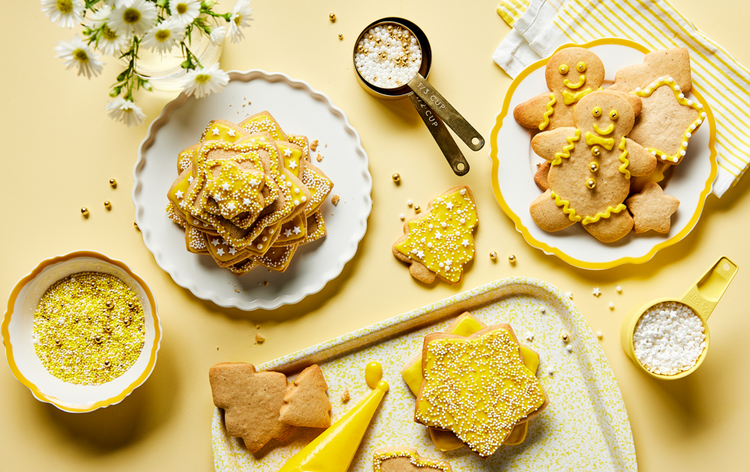 Iced cookies