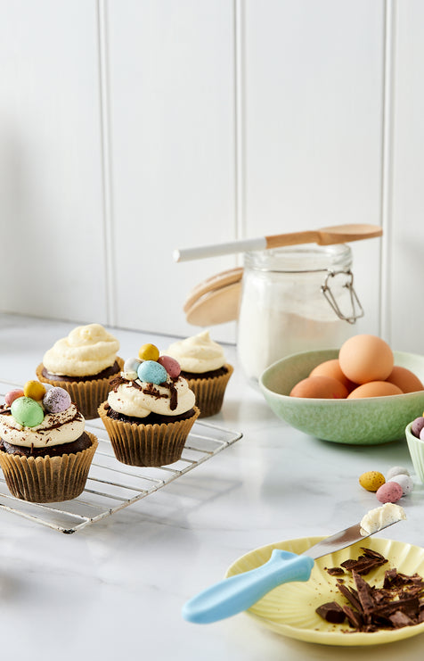 Chocolate Easter cupcakes