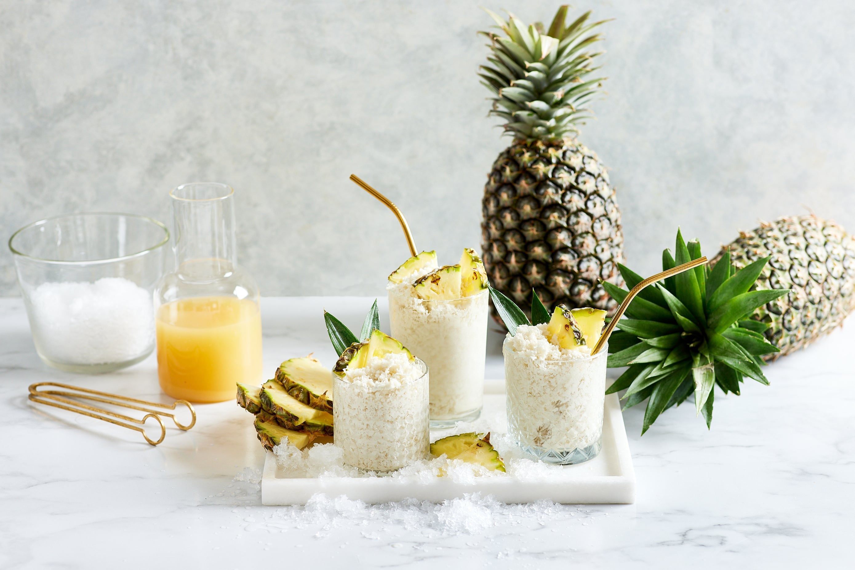 Virgin pina colada slushy