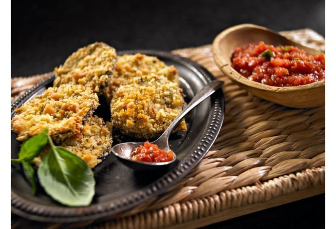 Eggplant Parmesan Crisps