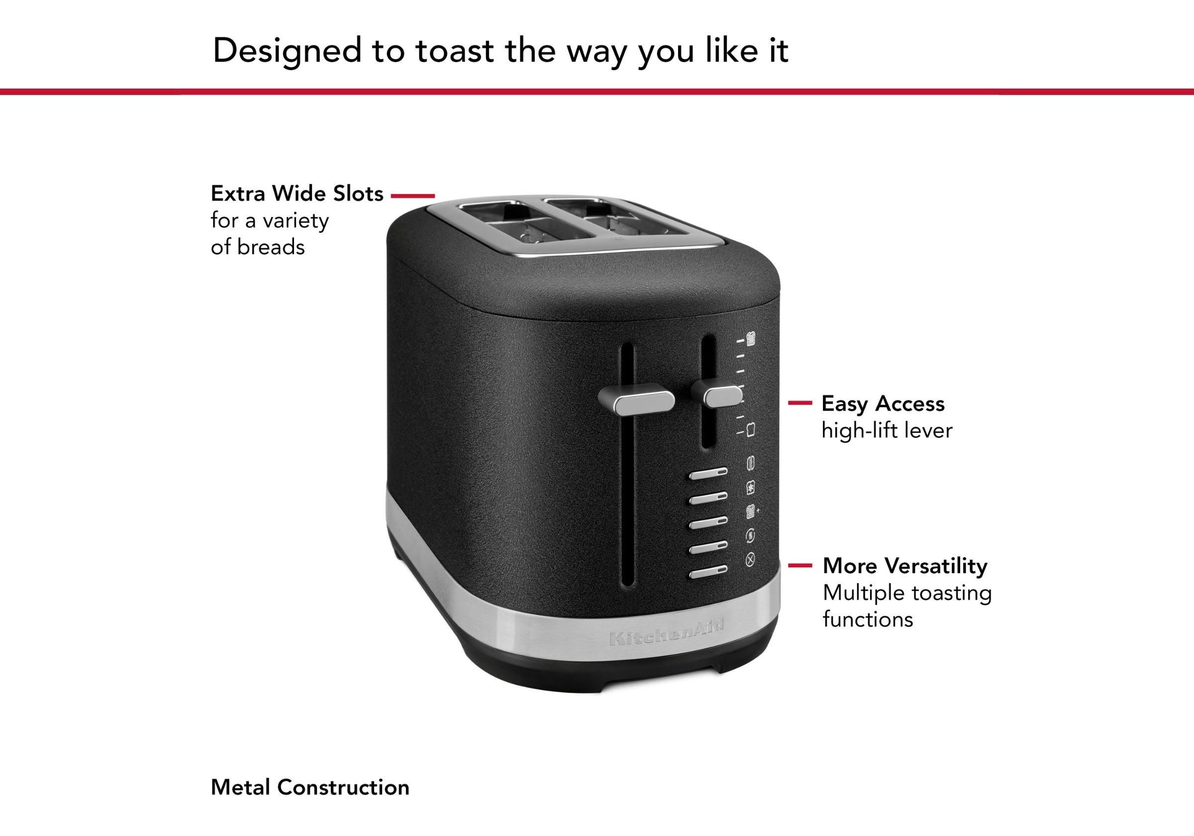 2 Slice Toaster KMT2109